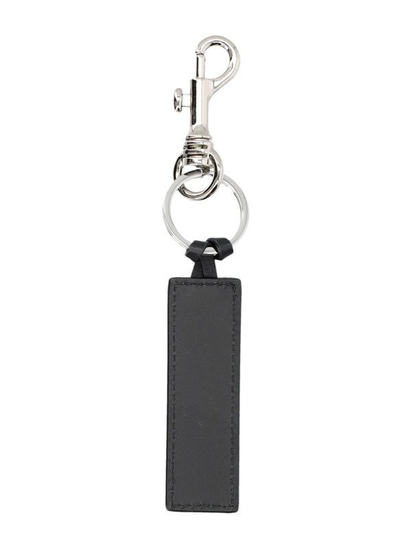 Logo Leather Key Ring