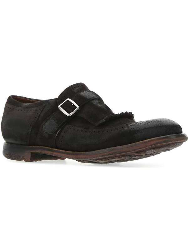 Vintage Effect Monk Strap
  Shoes