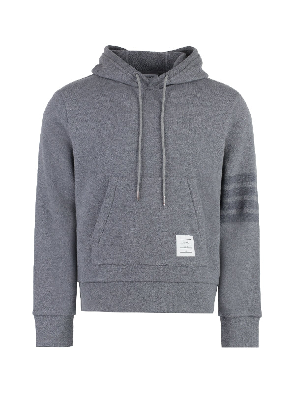 4-Bar Knit Hoodie