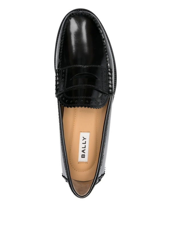 Bally Black Loafers