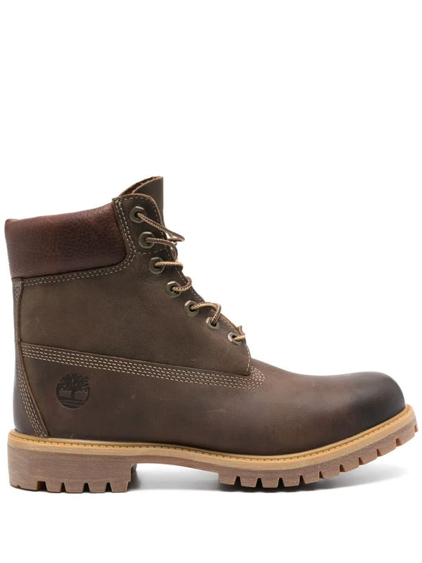 Timberland Brown Lace-Up Boots