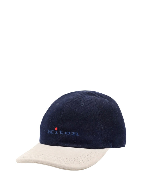 Logo Cashmere Silk Ball Cap