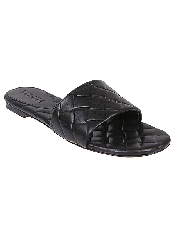 Amy Quilted Leather Slides