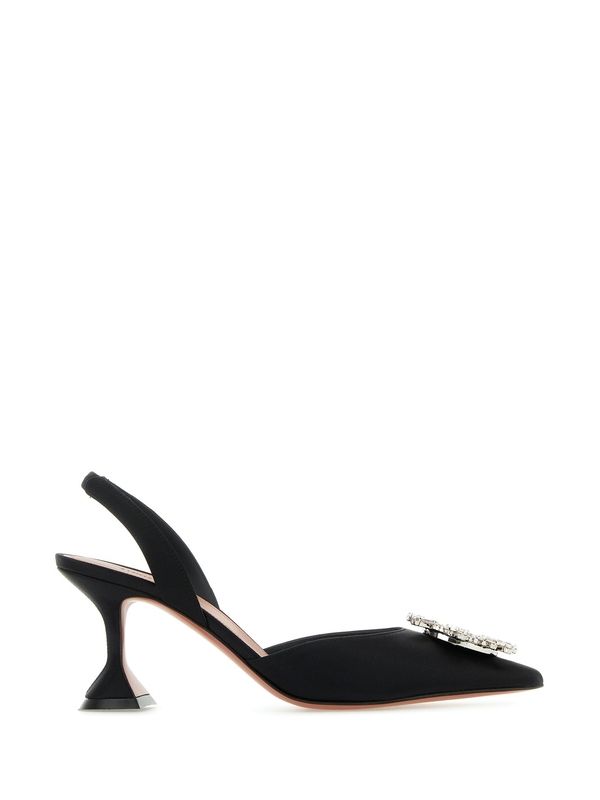 Begum Embellished Leather Slingback
  Heelss