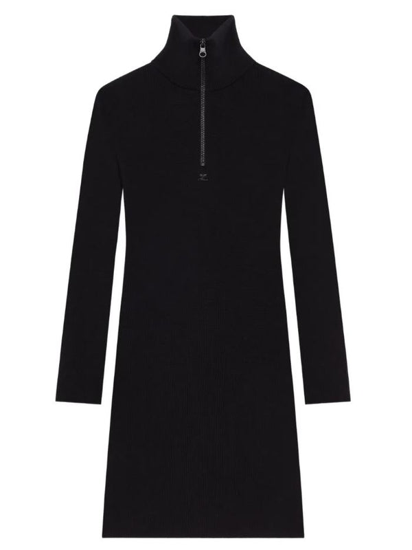 Courrèges Black Mini Dress