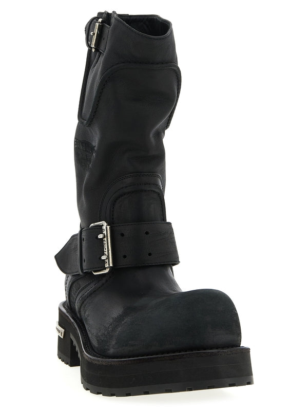 Balenciaga Black Middle Boots