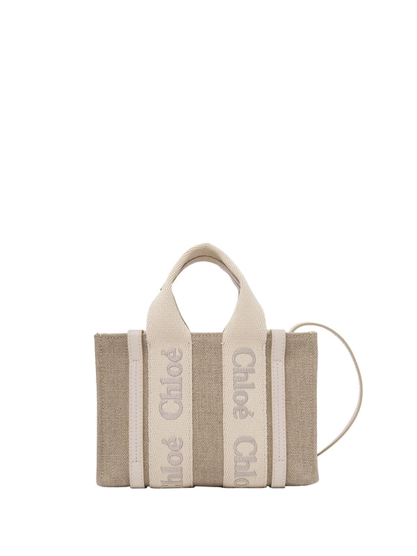 Woody Logo Mini Tote Bag