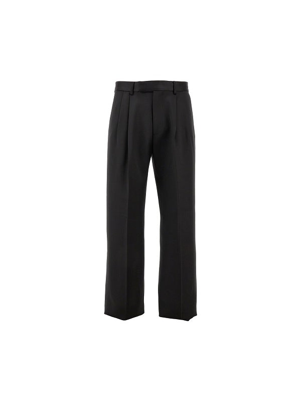 Wool Blend Tailored Pants