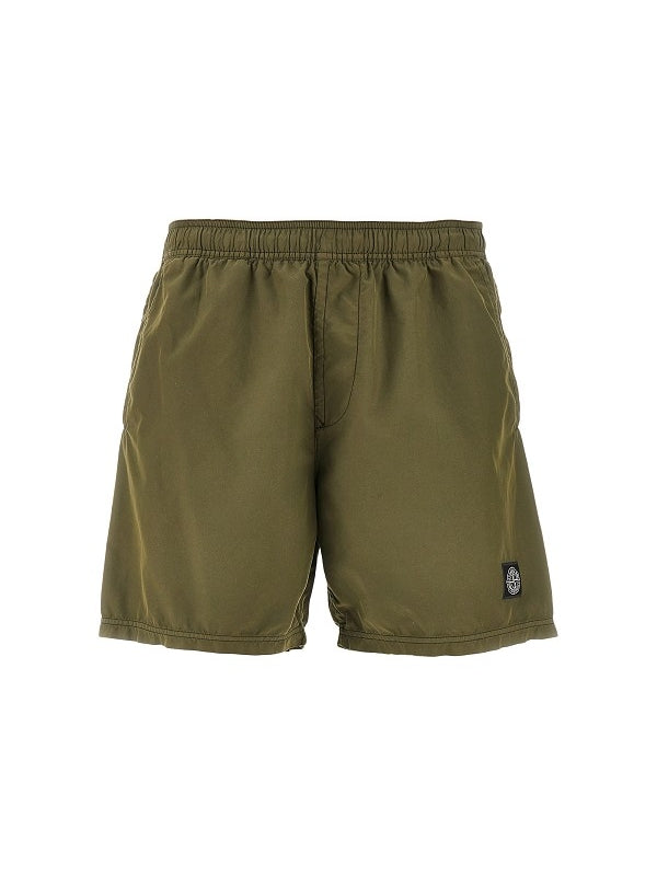 Wappen Patch Nylon Shorts