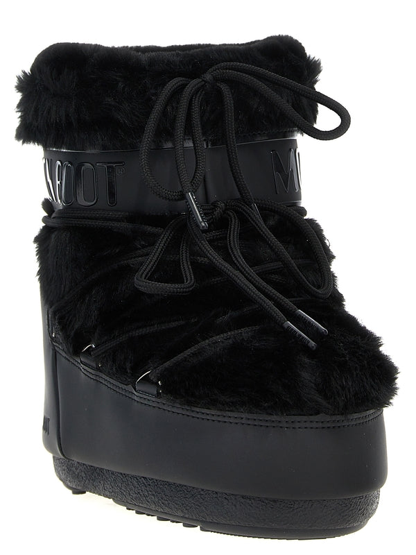 Logo Fake Fur
  Lace-Up Boots