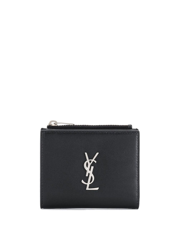 Cassandra Logo Leather Zipper
  Wallet