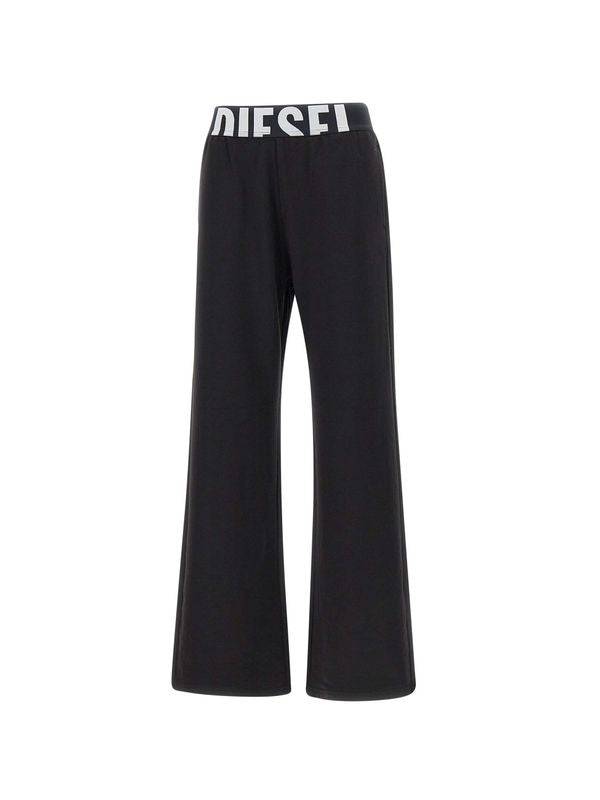 Waist Logo Bending Pants