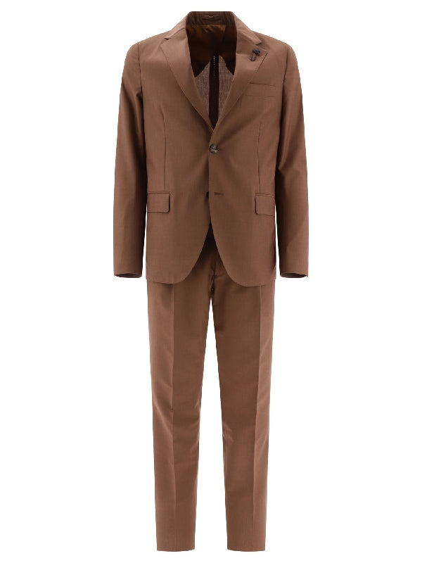 Wool Cotton Single Breasted Suit