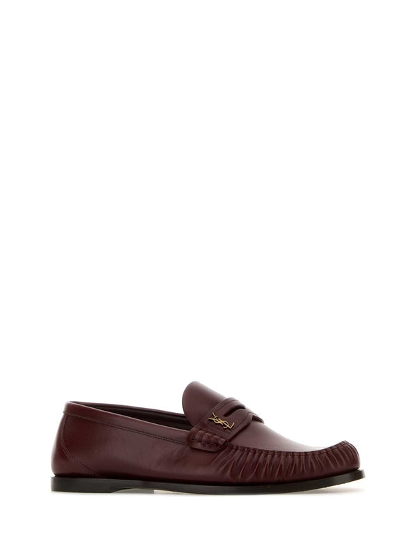 Saint Laurent Burgundy Loafers