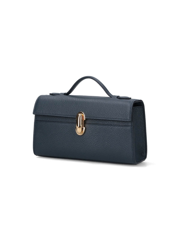 Savette Navy Tote Bags