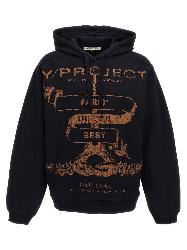 ロゴプリントパーカー