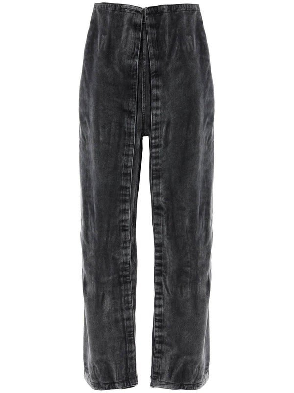 Detachable Panel Denim Pants