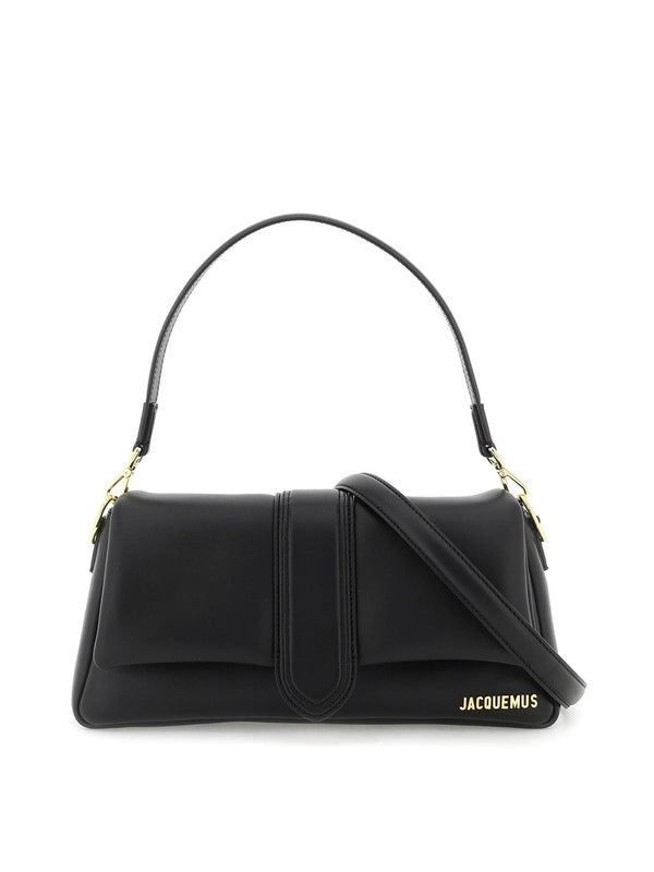 JACQUEMUS - Bambimou Logo Leather Tote Bag - Jente