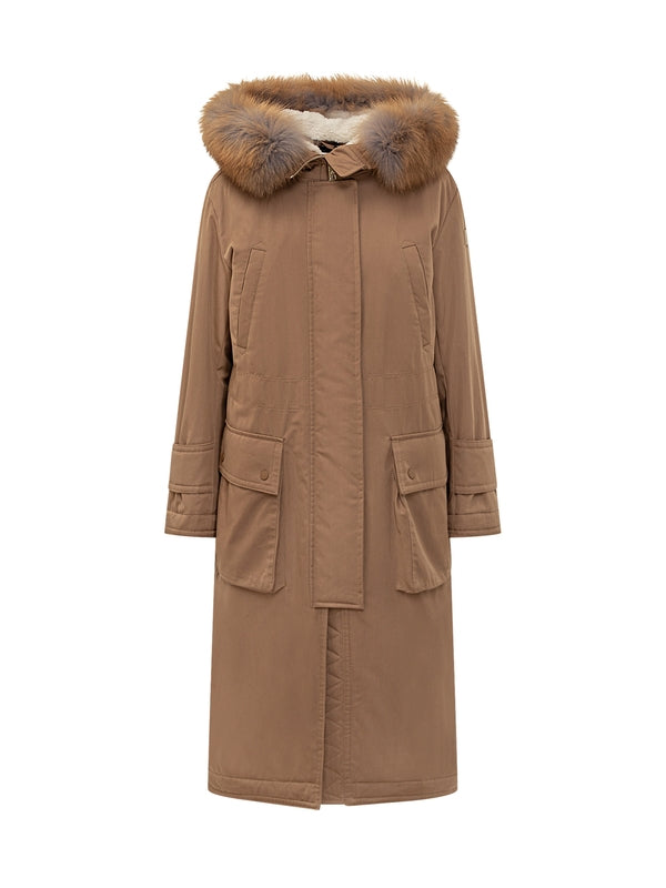 Peuterey Brown Fur & Shearling