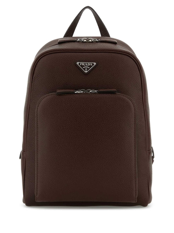 Prada Brown Backpacks