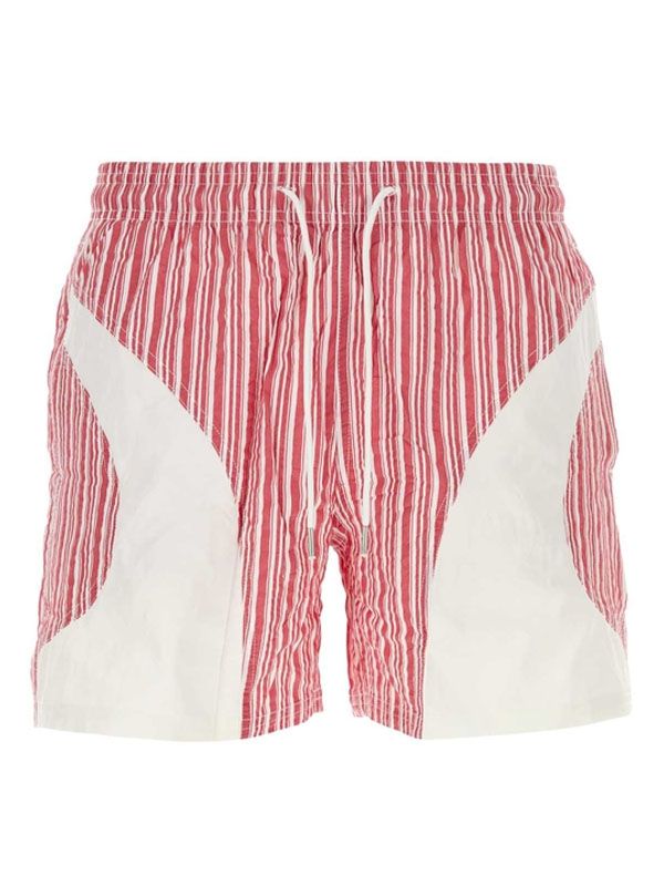 Stripe Pattern Swim Pants