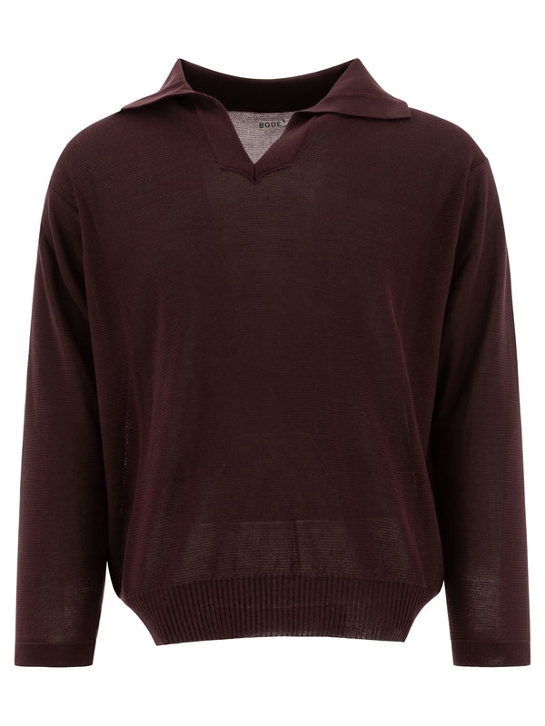 开领棉质 Polo 衫