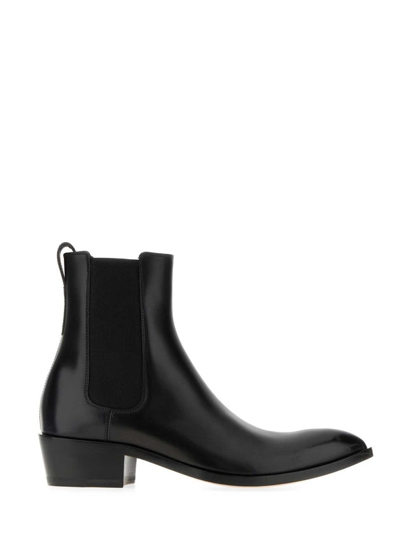 Tom Ford Black Chelsea Boots