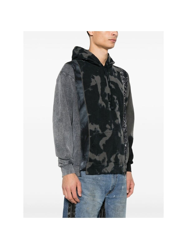 Printing Panel Cotton Blend Hoodie