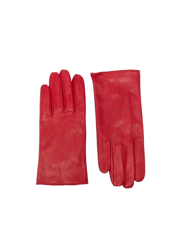 Ernest W. Baker Red Leather Gloves