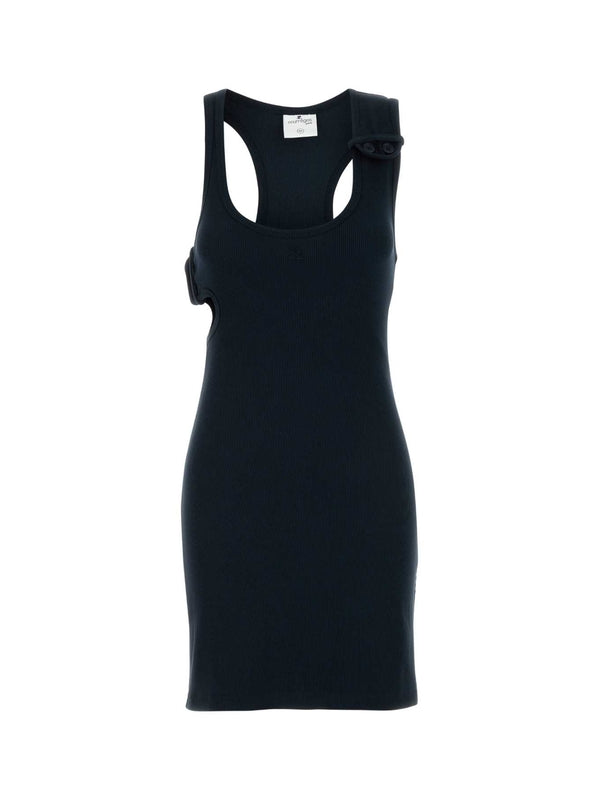 Re-edition Logo Patch Mini Dress