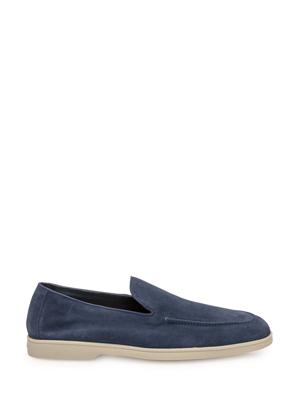 Blue Suede Loafers