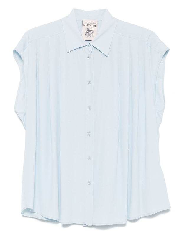 Estebana Sleeveless Silk Blend
  Shirt