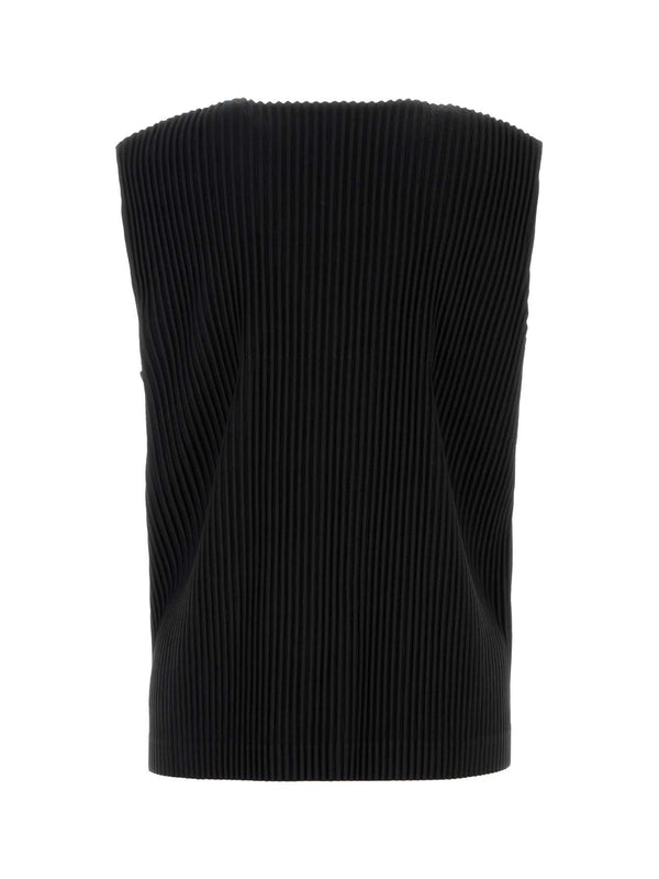 Homme Plisse Issey Miyake Black Vests