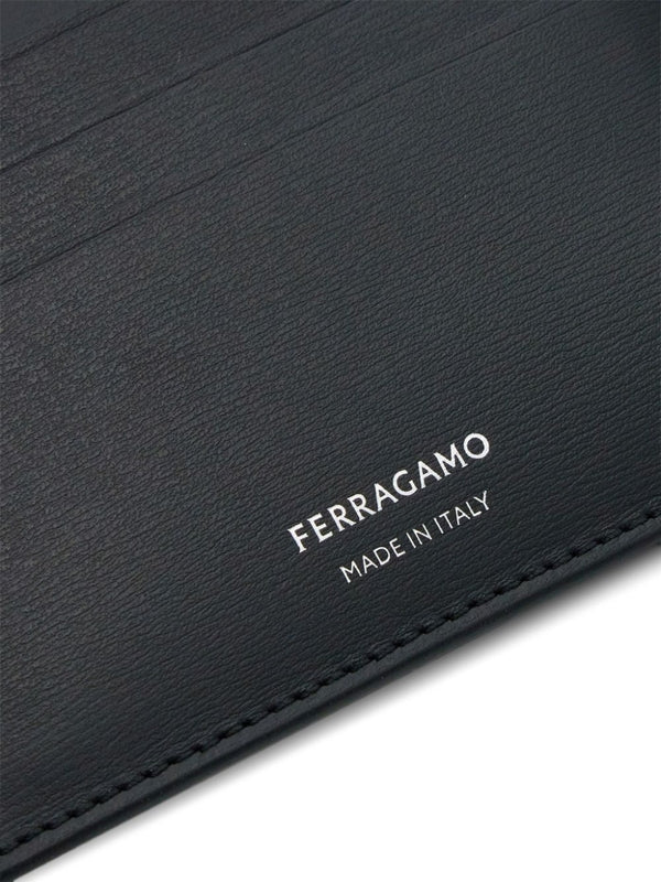 Logo Leather Card Wallet