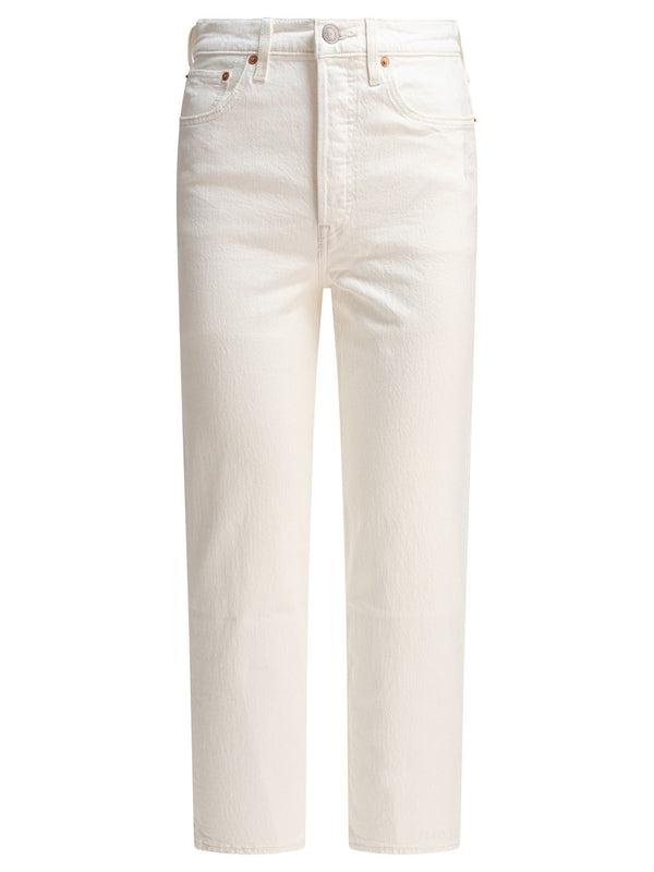 Levi'S White Denim Pants