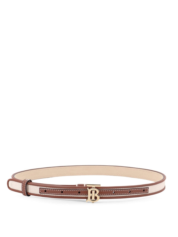 TB Buckle Leather Detail Belt