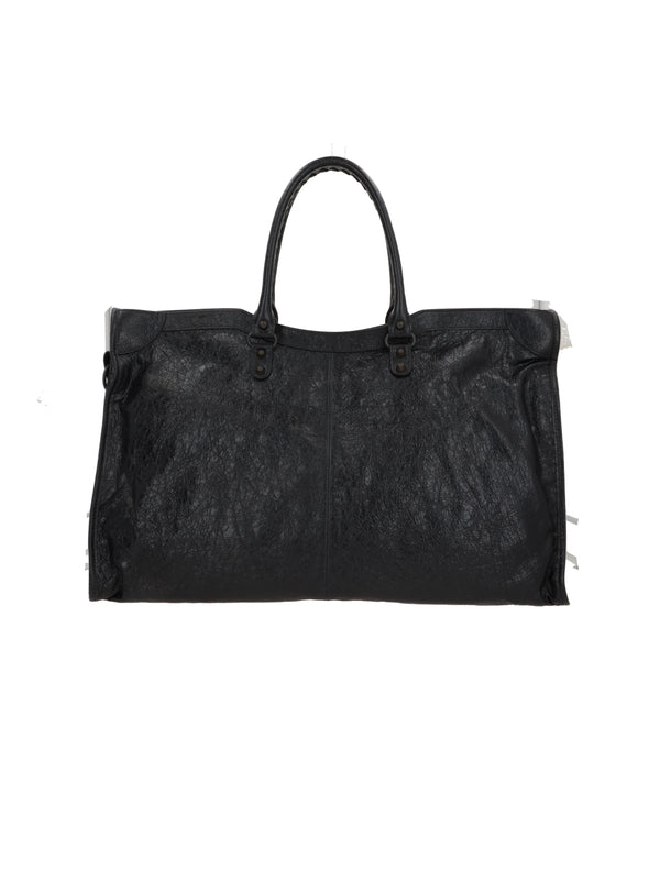 Le City Leather Large Boston Bag