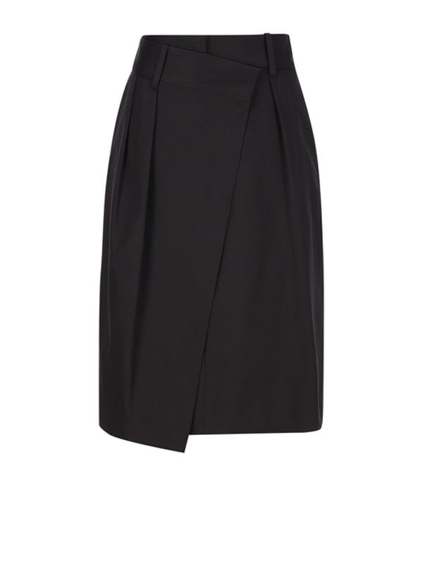 Logo Label Wrap Skirt