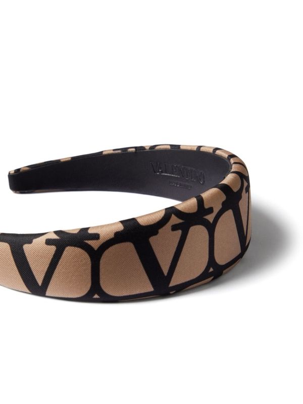 V Logo Hair Band