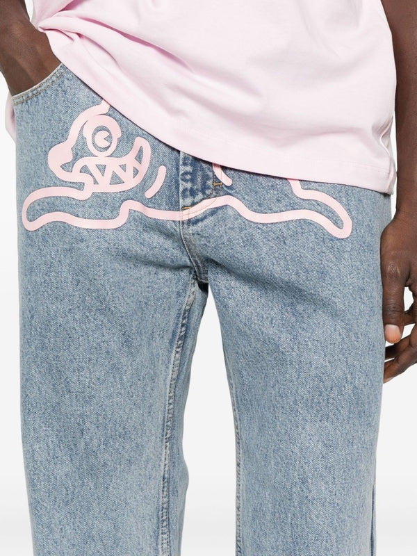 Ice Cream Blue Denim Pants
