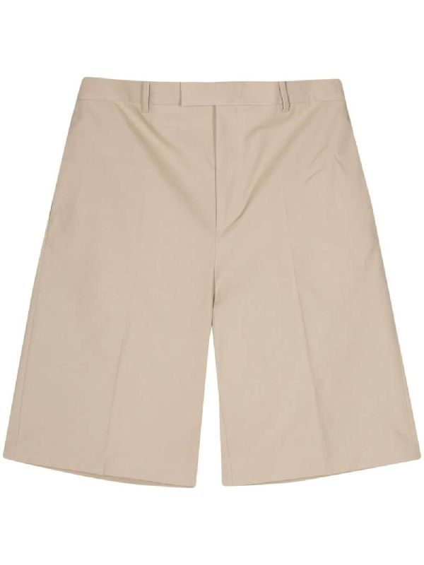 Cotton Tailored Bermuda Shorts