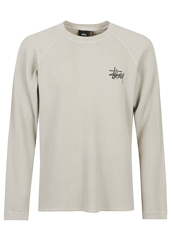 Stussy Beige Long Sleeve Top