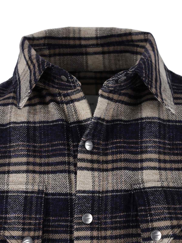 Check Pattern Cotton Shirt