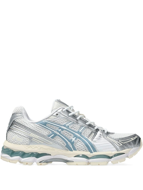 Asics White Grey Low Top Sneakers