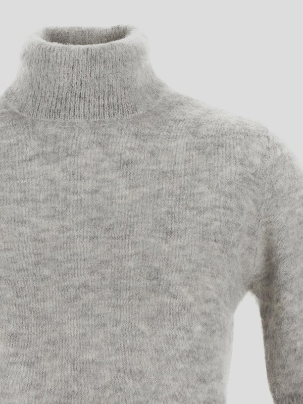 Alpaca Blend High-neck Knit