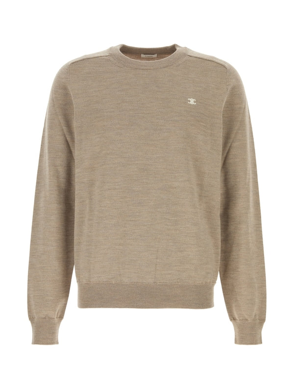 Triomphe Logo Embroidery Knit