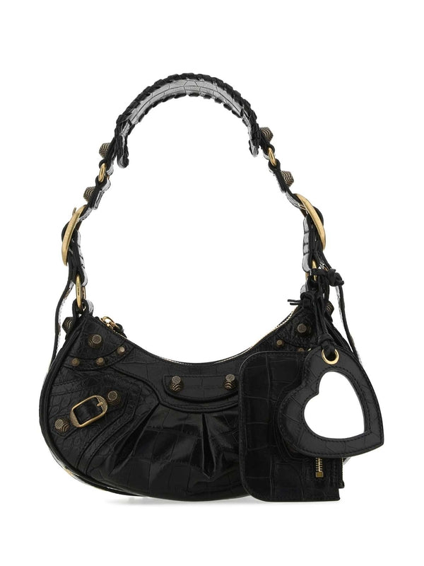 Balenciaga Le Cargol Xs Black Crossbody & Shoulder Bags