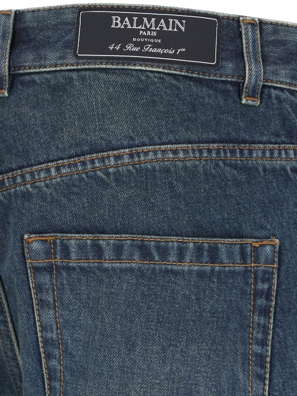 Vintage Logo Patch Straight Denim