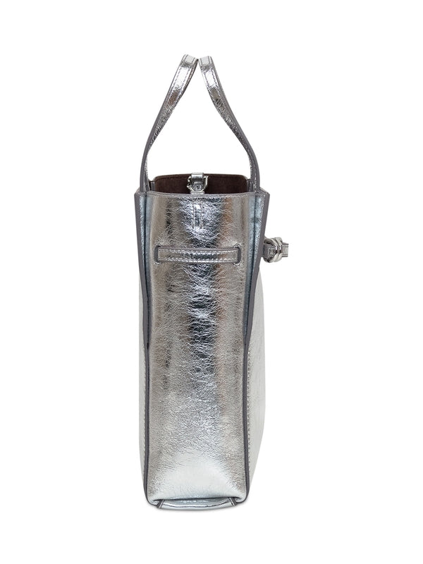 Voyou Metallic Leather Mini Tote Bag