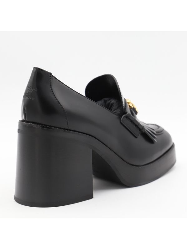 Triomphe Logo Leather Pumps